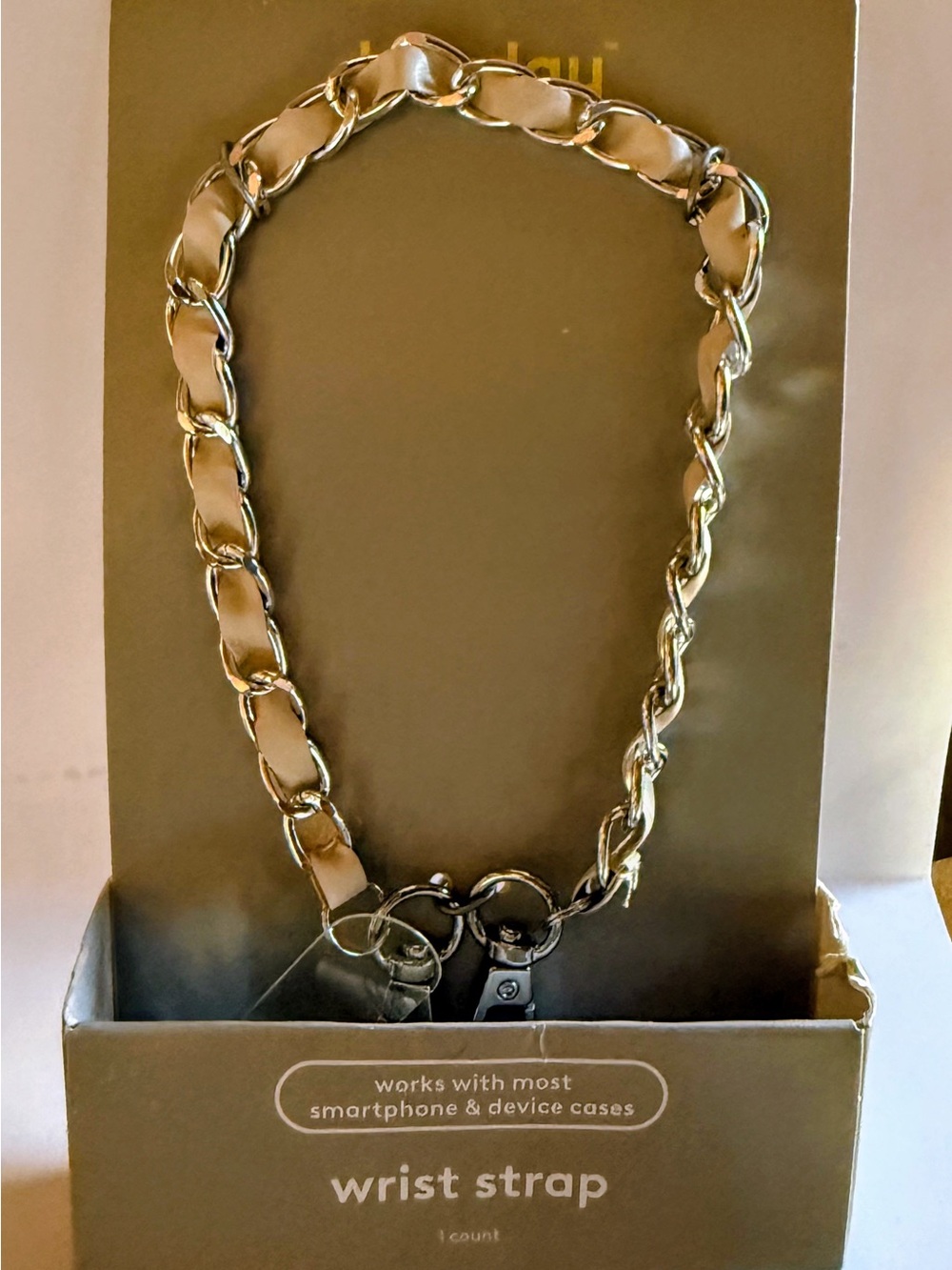 Wrist Strap Chain Necklace in Gold-Tone